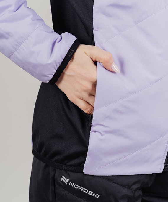 Куртка Nordski Hybrid Warm Lavender/Black W NSW965617