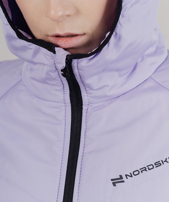 Куртка Nordski Hybrid Warm Lavender/Black W NSW965617