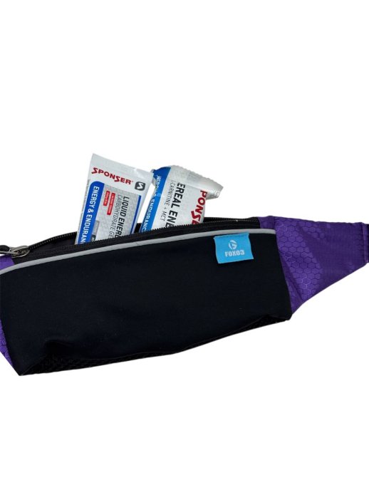 Поясная сумка FOXO3 эластичная фиолетовая