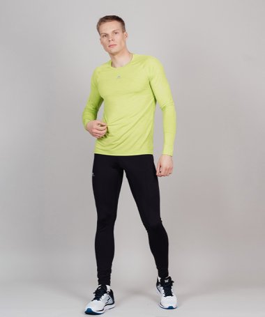 Футболка Nordski Pro Lime Green с длинным рукавом NSM426452