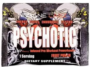 Предтренировочный комплекс Insane Labz Psychotic 1 порция