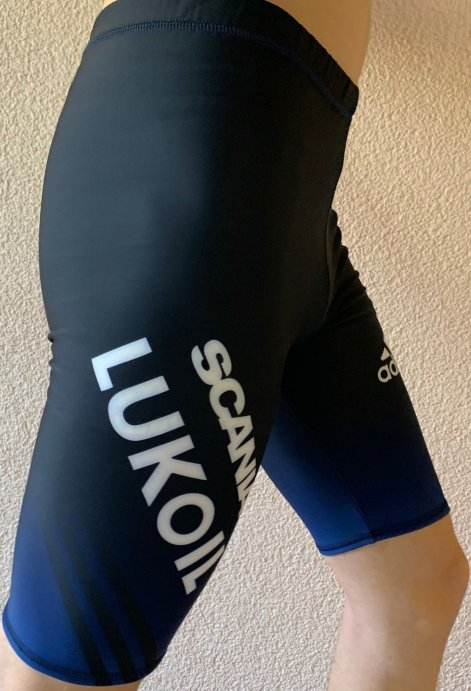 Шорты беговые РОССИЯ 2020 синий "лыжные гонки" в Твери