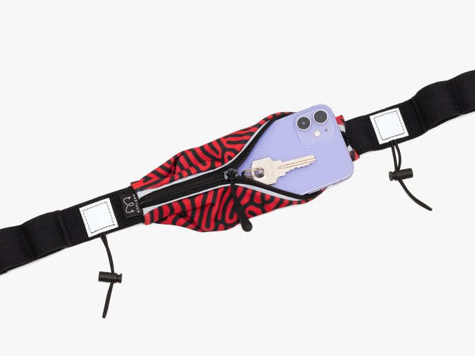 Сумка Enklepp Run Belt Fast (coral reef raspberry-black)