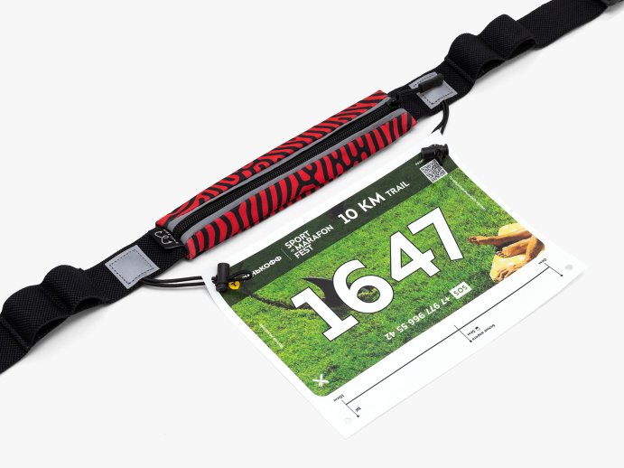 Сумка Enklepp Run Belt Fast (coral reef raspberry-black)