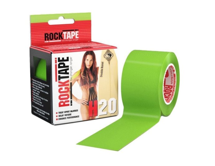 тейп-лента RockTape H2O, 5см х 5м, лайм-зеленый  RCT100-NGNH2OOS в Твери