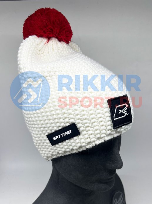 Шапка SKI TIME WARM белая
