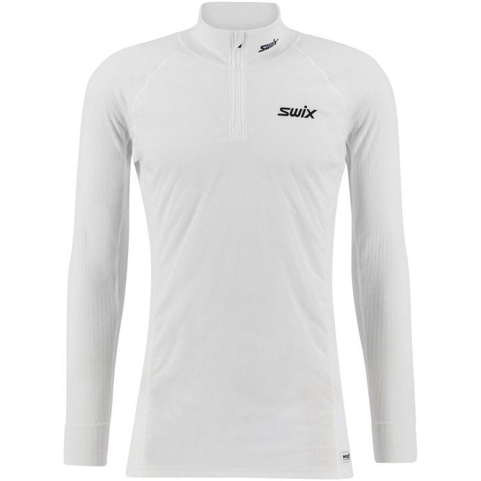 Термофутболка SWIX RaceX wind с воротн. муж. 40442/00000 белый