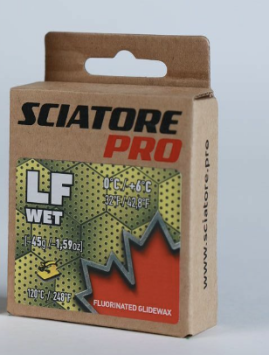 Парафин SCIATORE Pro LF WET (бледно желтый) +6/0 45 гр