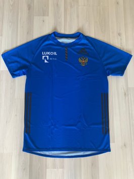 ФУТБОЛКА РОССИЯ 2021 голубая