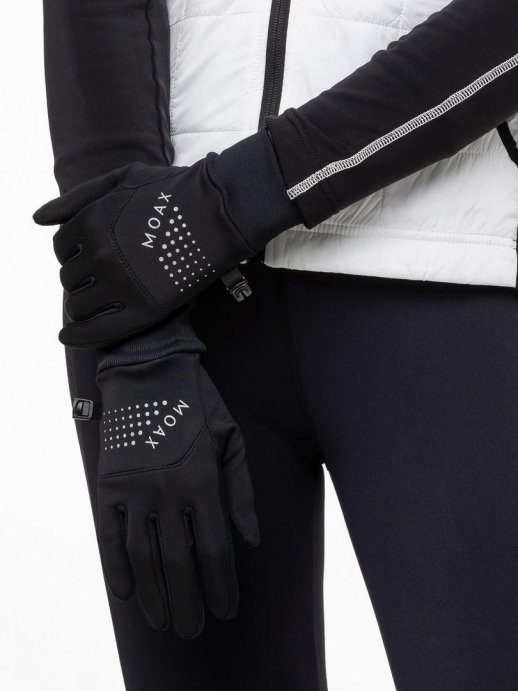 Перчатки для бега Moax Hit run M2233/10000 черный