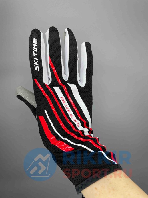 Перчатки для лыжероллеров SKI TIME ROLLER Race черные