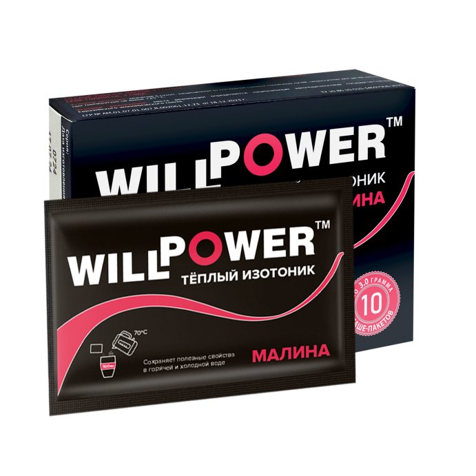 Напиток изотонически в порошке Willpower (МАЛИНА) саше-пакет.