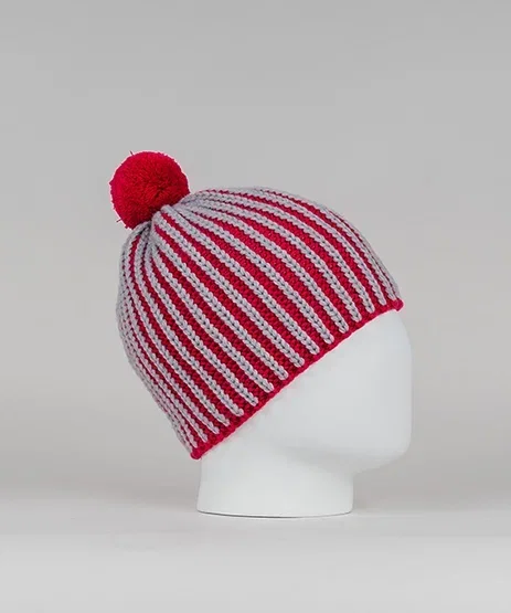 Вязанная шапка Nordski Wool Fuchsia/Grey NSV482529