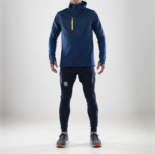 Куртка флисовая беговой Bjorn Daehlie 2019-20 Full Zip Sweater Estate Blue 332479_25300 в Твери