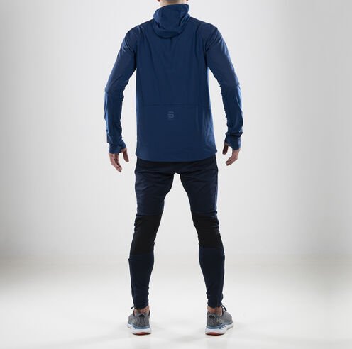 Куртка флисовая беговой Bjorn Daehlie 2019-20 Full Zip Sweater Estate Blue 332479_25300 в Твери