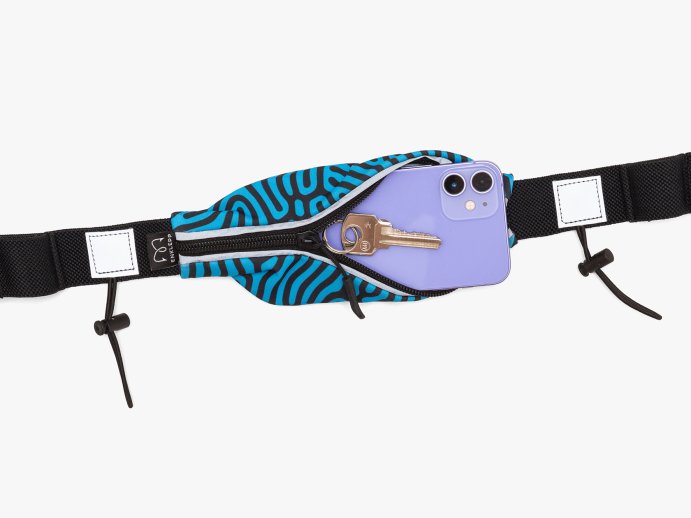 Сумка Enklepp Run Belt Fast (coral reef blue-black)