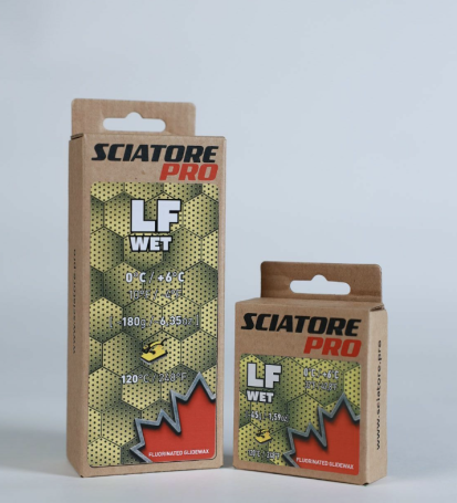 Парафин SCIATORE Pro LF WET (яркий желтый) +10/+1 180 гр