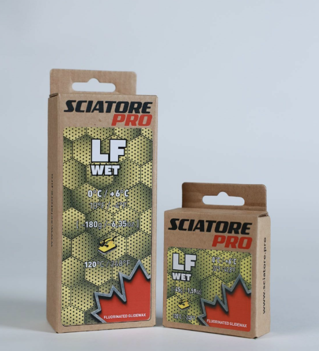 Парафин SCIATORE Pro LF WET (яркий желтый) +10/+1 180 гр