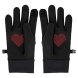 Перчатки для бега Moax Hit run M2233/10005 черный/красный