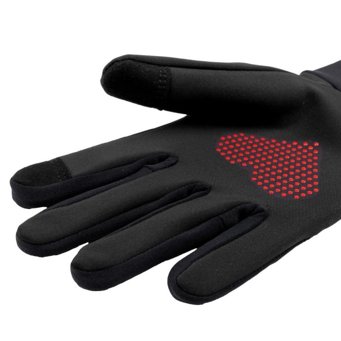 Перчатки для бега Moax Hit run M2233/10005 черный/красный