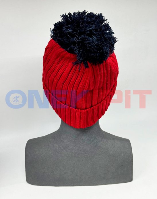 Шапка теплая РОССИЯ &quot;BOSCO Street красная.&quot; 24/25 (S/M)