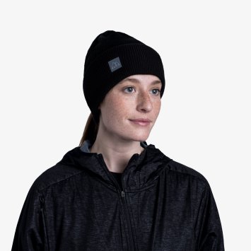 Шапка Buff Crossknit Hat Solid Black 126483.999.10.00