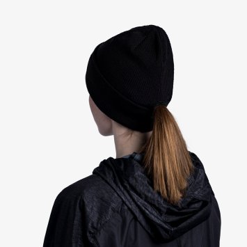 Шапка Buff Crossknit Hat Solid Black 126483.999.10.00