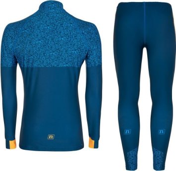 Гоночный костюм NONAME XC RACING SUIT 23 UX BLUE/ORANGE раздельн.