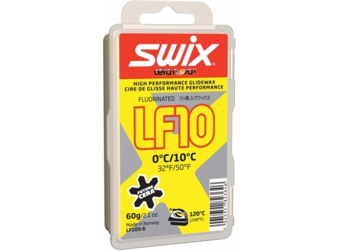ПАРАФИН SWIX LF10X Yellow 0/+10 60гр в Твери