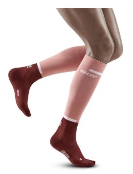 Компрессионные гольфы CEP женские C124W светло-розовый/бордовый WP20-1-R