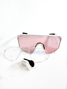 Очки SKI TIME SPHERE White 1, линза PINK