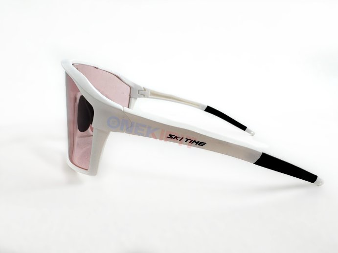 Очки SKI TIME SPHERE White 1, линза PINK в Екатеринбурге