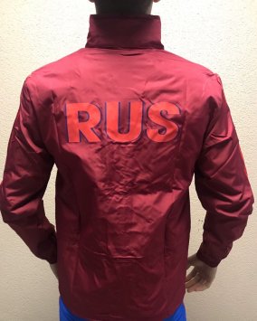 Ветровка РОССИЯ 2020 бордовая