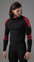 Термобелье V-MOTION ALPINESPORTS Мужской ASM Черно-красный