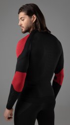 Термобелье V-MOTION ALPINESPORTS Мужской ASM Черно-красный