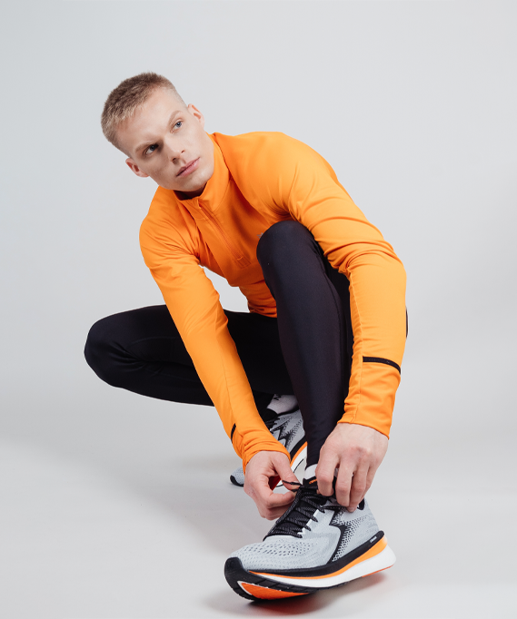 Лонгслив Nordski Pro Hand Orange NSM983103