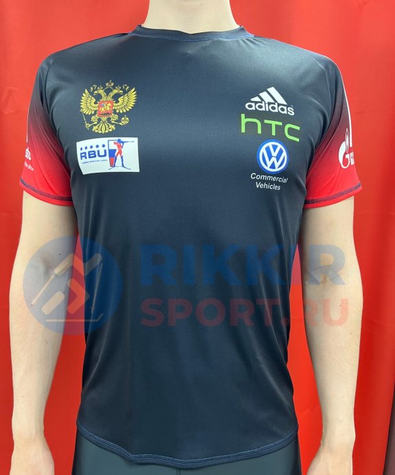 Футболка РОССИЯ 2020 тёмн.-синий &quot;БИАТЛОН&quot;