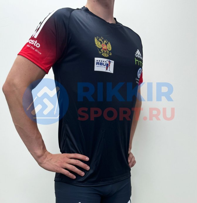 Футболка РОССИЯ 2020 тёмн.-синий &quot;БИАТЛОН&quot;