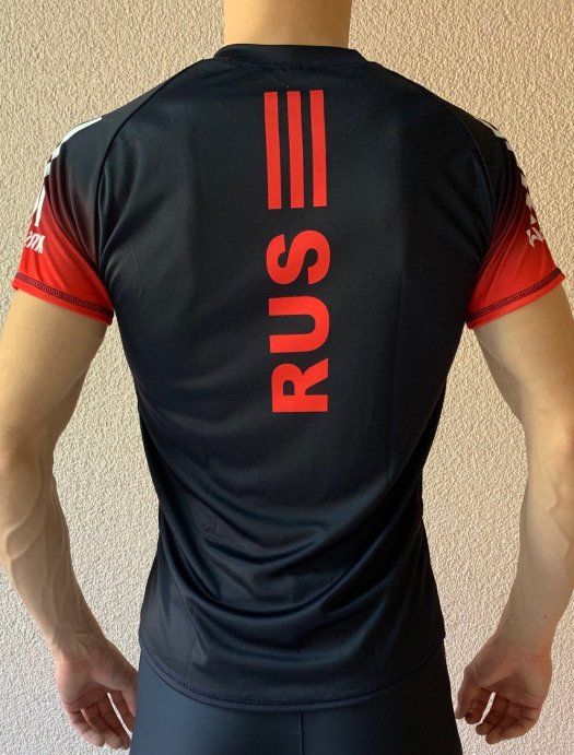 Футболка РОССИЯ 2020 тёмн.-синий &quot;БИАТЛОН&quot;