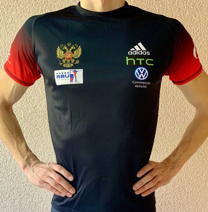 Футболка РОССИЯ 2020 тёмн.-синий &quot;БИАТЛОН&quot;