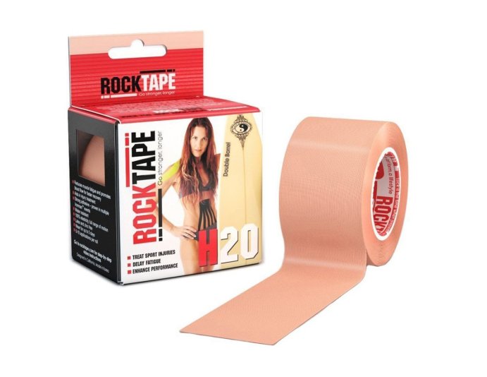 тейп-лента RockTape H2O, 5см х 5м, телесный  RCT100-BGH2O-O S в Твери