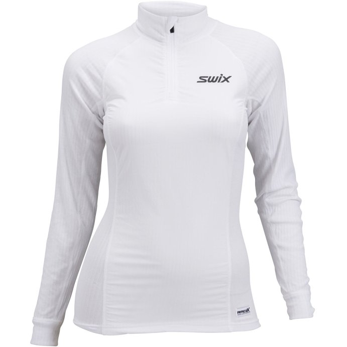 Термофутболка SWIX RaceX wind с воротн. жен. 40447/00000 белый