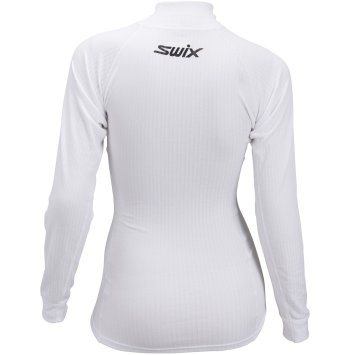 Термофутболка SWIX RaceX wind с воротн. жен. 40447/00000 белый