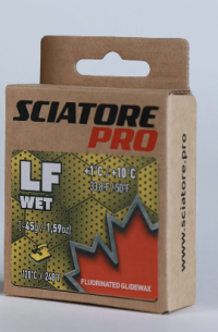 Парафин SCIATORE Pro LF WET (яркий желтый) +10/+1 45 гр