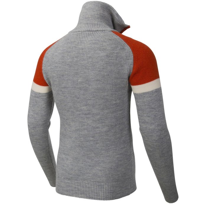 Свитер ULVANG Alta муж. 77531/11280 серый/тыквен. в Твери