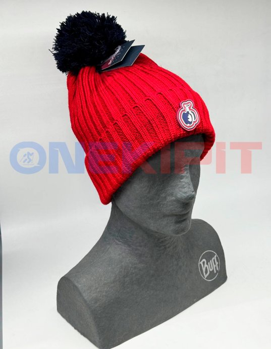 Шапка теплая РОССИЯ &quot;BOSCO Street красная.&quot; 24/25 (L/XL)