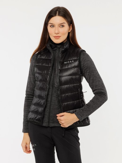 Жилет пуховый MOAX Igora light PACK жен. MX415410/10000 черный