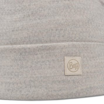 Шапка Buff Merino Heavyweight Hat Solid Cloud 111170.003.10.00
