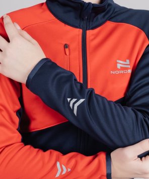 Костюм разминочный Nordski Jr. Premium Blueberry/Red NSJ802021/NSJ410100