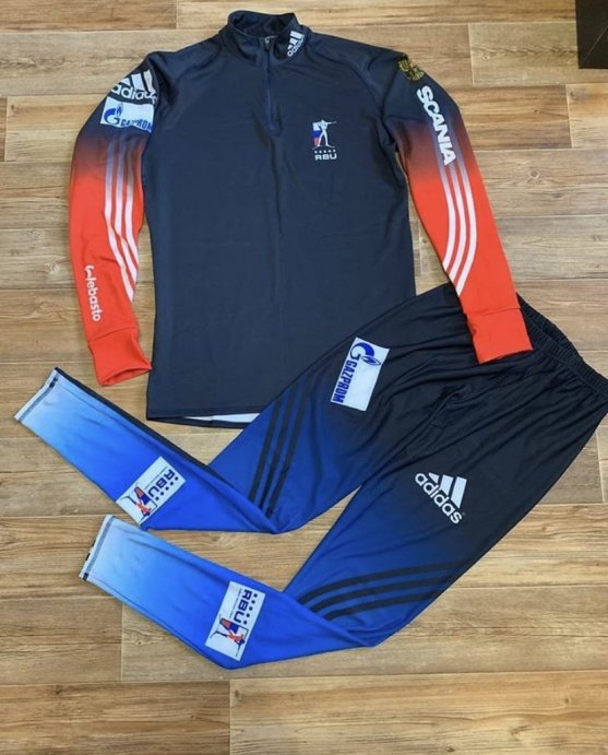 Гоночный Костюм РОССИЯ синий (биатлон)